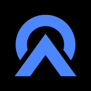DoomBench-blue rendering of the Apptronik logo against a black background.