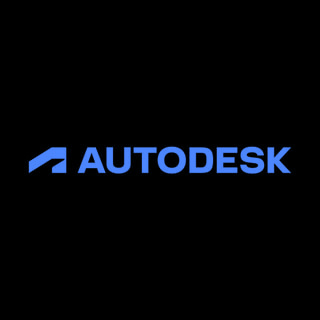 DoomBench-blue rendering of the Autodesk logo against a black background.