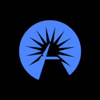 DoomBench-blue rendering of the Fidelity Investments logo against a black background.