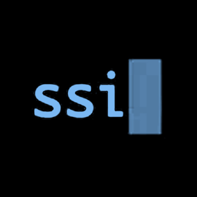 DoomBench-blue rendering of the Safe Superintelligence logo against a black background.