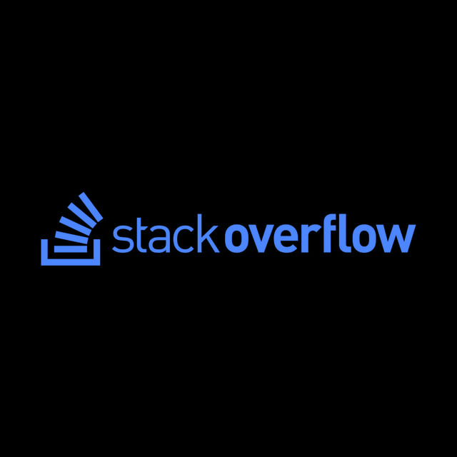 DoomBench-blue rendering of the Stack Overflow logo against a black background.