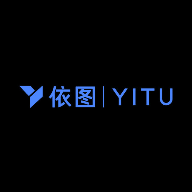 DoomBench-blue rendering of the Yitu Limited logo against a black background.